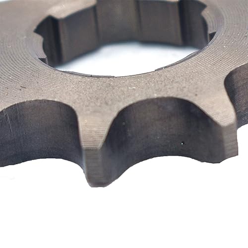 Miniatura 6 de 428-10T-0.669 in - Piñón de motor delantero para motocicleta se adapta a motocicletas de 50 cc, 70 cc, 110 cc, 125 cc, mini bicicleta ATV Quad