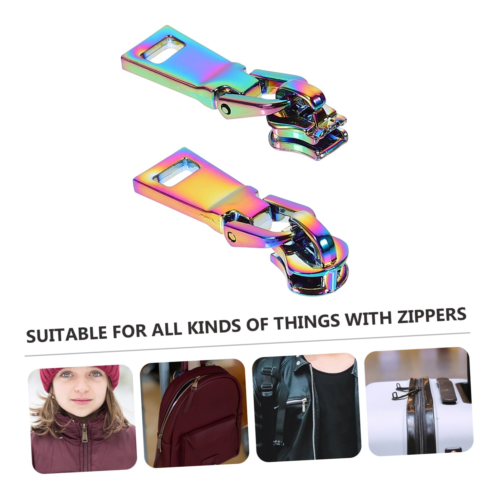 NUOBESTY 30piezas Accesorios De Tiradores De Cremallera Para Equipaje y Mochilas Reemplazo Práctico y Decorativo y