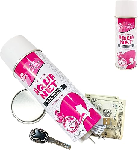 Miniatura 3 de Aquanet Spray Diversion Safe Stash Can con bolsa a prueba de olores de grado alimenticio con compartimento oculto para llaves, dinero en efectivo y
