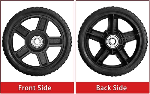 Miniatura 4 de Parts Camp Kits de ruedas de cortacésped Ruedas de 6 pulgadas para cortacésped ruedas de carro de 6 pulgadas (juego de 2)