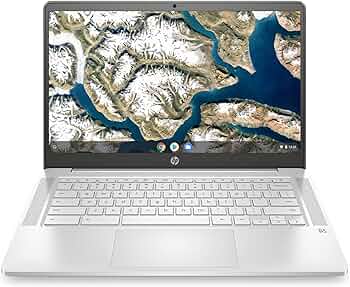 Google Chromebook HP 14a ホワイト Amazon.com: HP 14a Chromebook in Sparkly White 14in HD Intel