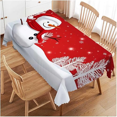 Miniatura 8 de Swono Mantel rectangular con diseño de dragón tradicional, mascota voladora, diseño de dragones chinos, color rojo, duradero, para el hogar, cocina,