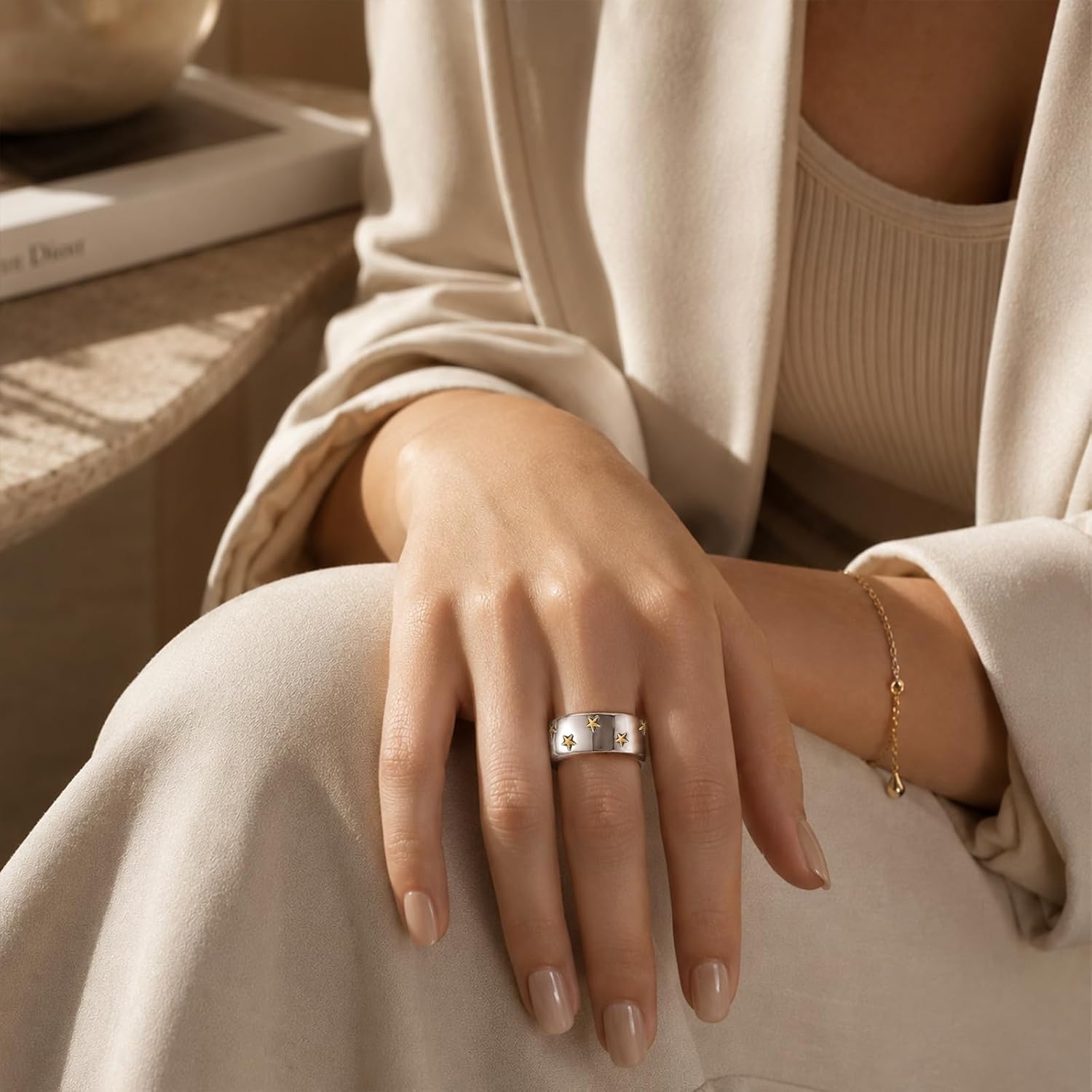 14K Gold Plated Ring Jacket Compatible with Oura Ring Gen 4/ Gen 3
