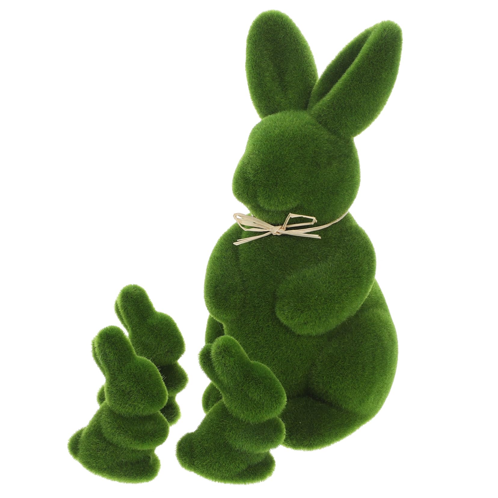 jojofuny 12pièces Décoration De Pâques Lapin Figurines Animaux Simulation pour Maison Et Accessoire pour Salon Et Bureau