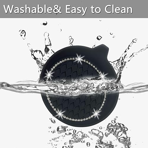 Miniatura 28 de 4 posavasos para auto, accesorios universales para el interior del auto para mujer, silicona antideslizante de 2.75 pulgadas, a prueba de golpes, a