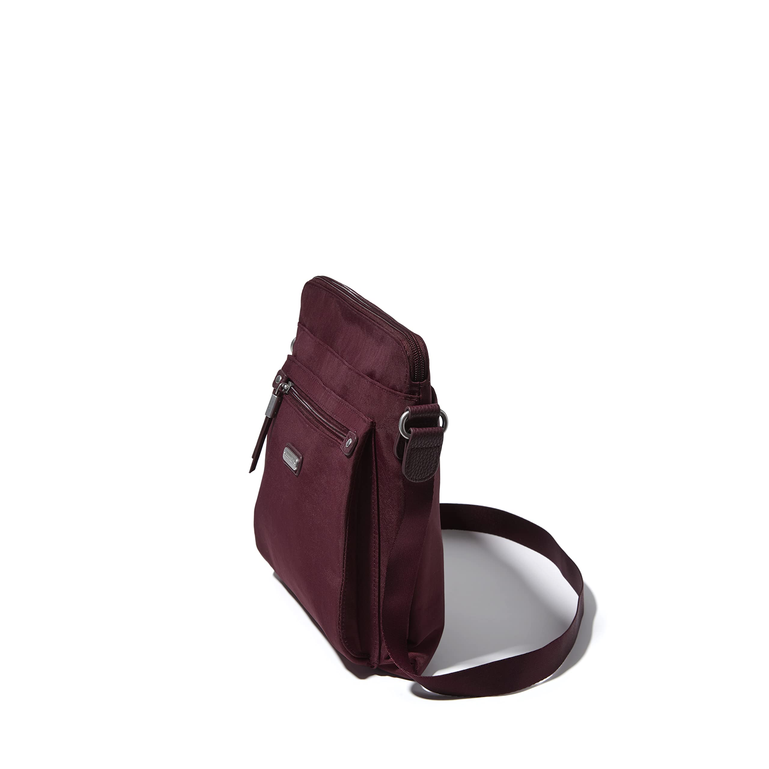 Baggallini womens Go Bagg With Rfid Phone Wristlet: One Size Dark Cherry