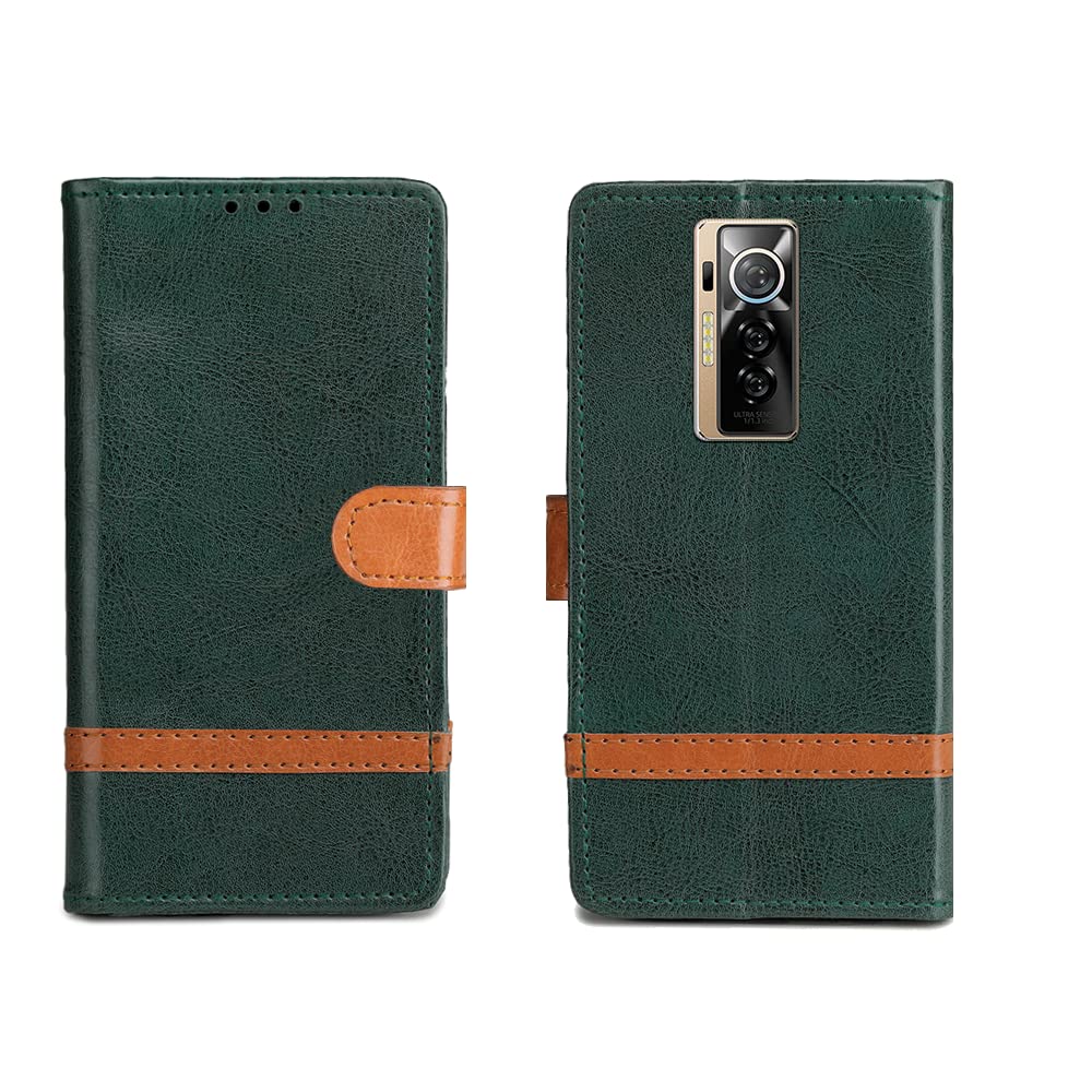 Inktree Tecno Phantom X Flip Case | Premium Leather Finish Flip Cover |Complete Protection Flip Cover for Tecno Phantom X - Green Stripe (B0BGF4XZTN) Amazon Price History, Amazon Price Tracker