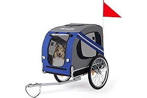 PEXMOR Dog Bike Trailer and Stroller: The Ultimate 2-in-1 Pet Transportation Solution