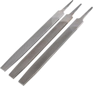 3 PCS 10 Inches Mill File Set, Single Cut Files for Laminate Cutting, Profile Mill Cut, Fine Medium Coarse Teeth Lamination Mill File for Precision Work on Steel and Formica