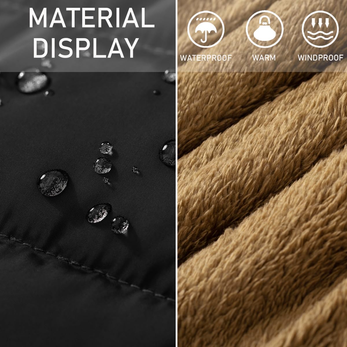 Msmsse Men's Outerwear Vests Winter Quilted Padded Vest Gilet Stand Collar Warm Puffer Vest - Image 6