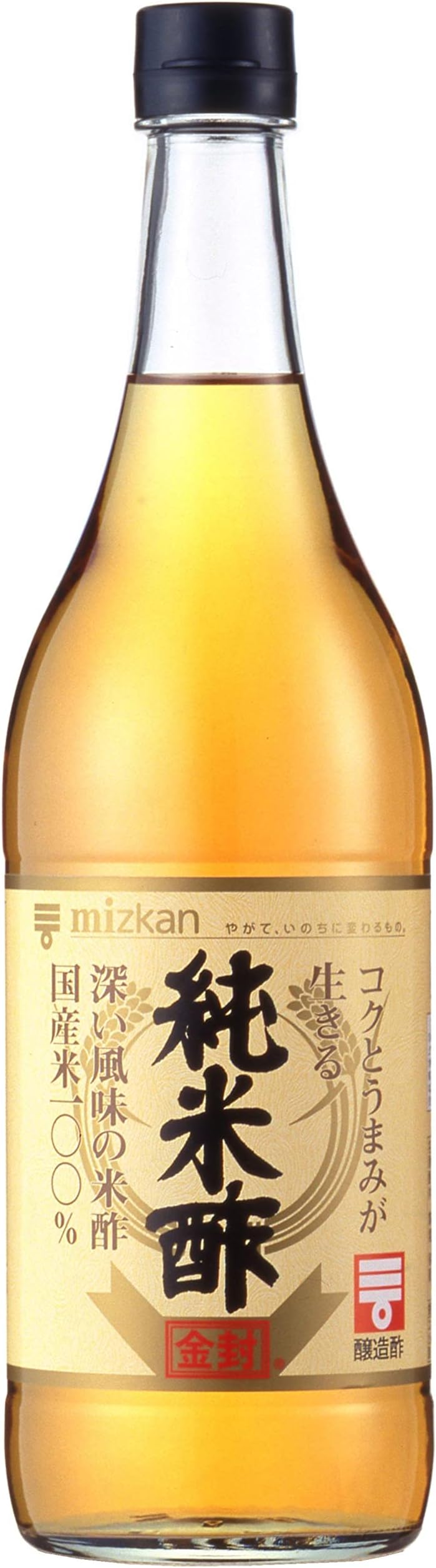 mizkan Pure Rice Vinegar Gold Label Domestic Rice 100% Use 900ml