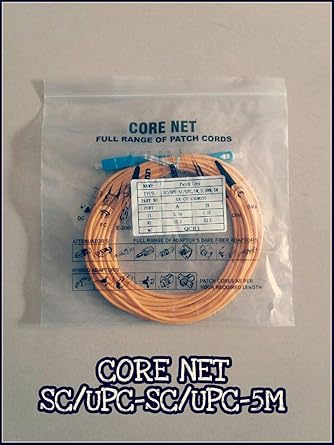 Imported Single Mode SC to SC FTTH CATV Optical Fiber Patch Cord (2 Pcs)