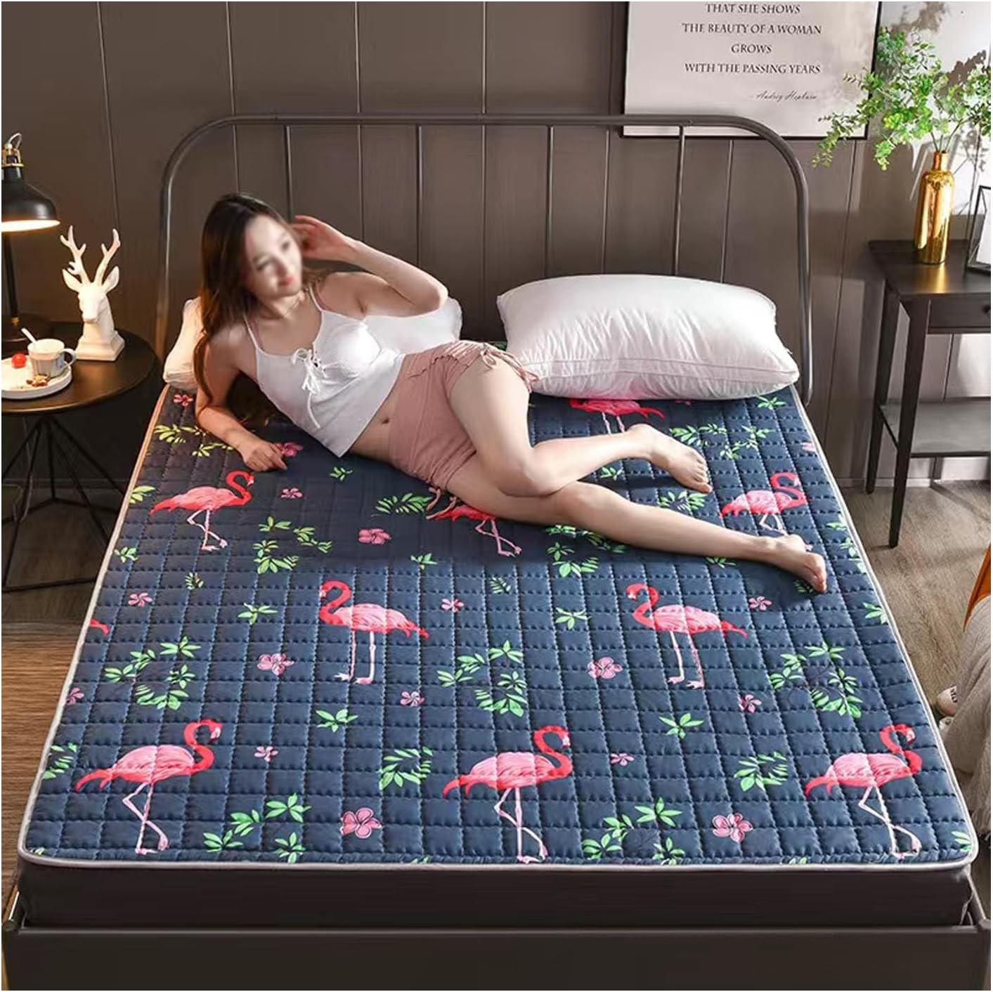 Soft Not-Slip Kids Mattress Student Dormitory Folding Mattress Japanese Futon Mattress Floor Bed Pad (Color : C, Size : 90 x 200 cm (35 x 79 inches))