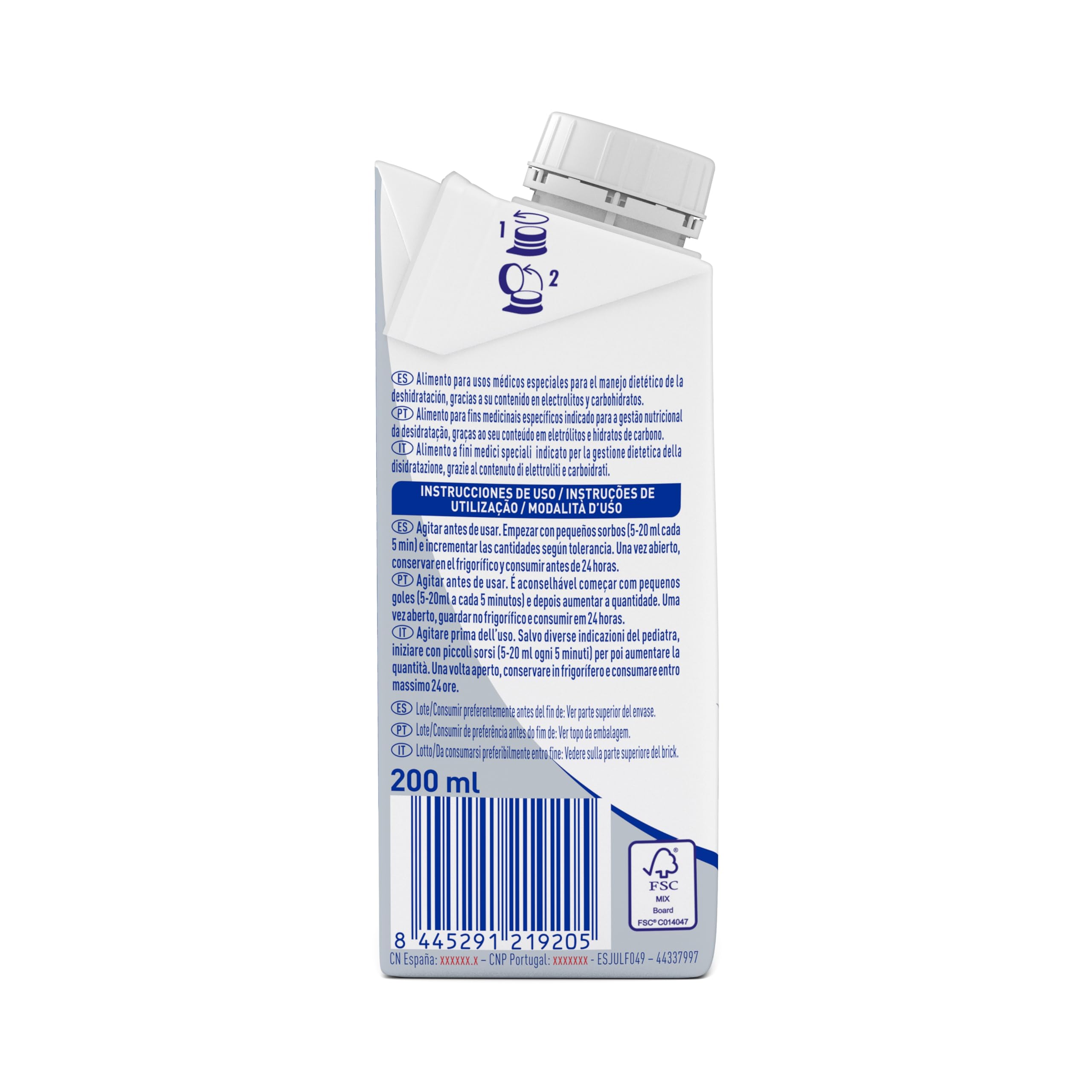 Nestlé NANCARE HYDRATE - Suero Líquido 3x200ml