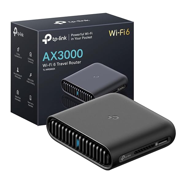 TP-Link TL-WR3002X Router Wi-Fi 6 AX3000Mbps Portatile, Porta 2.5Gbps