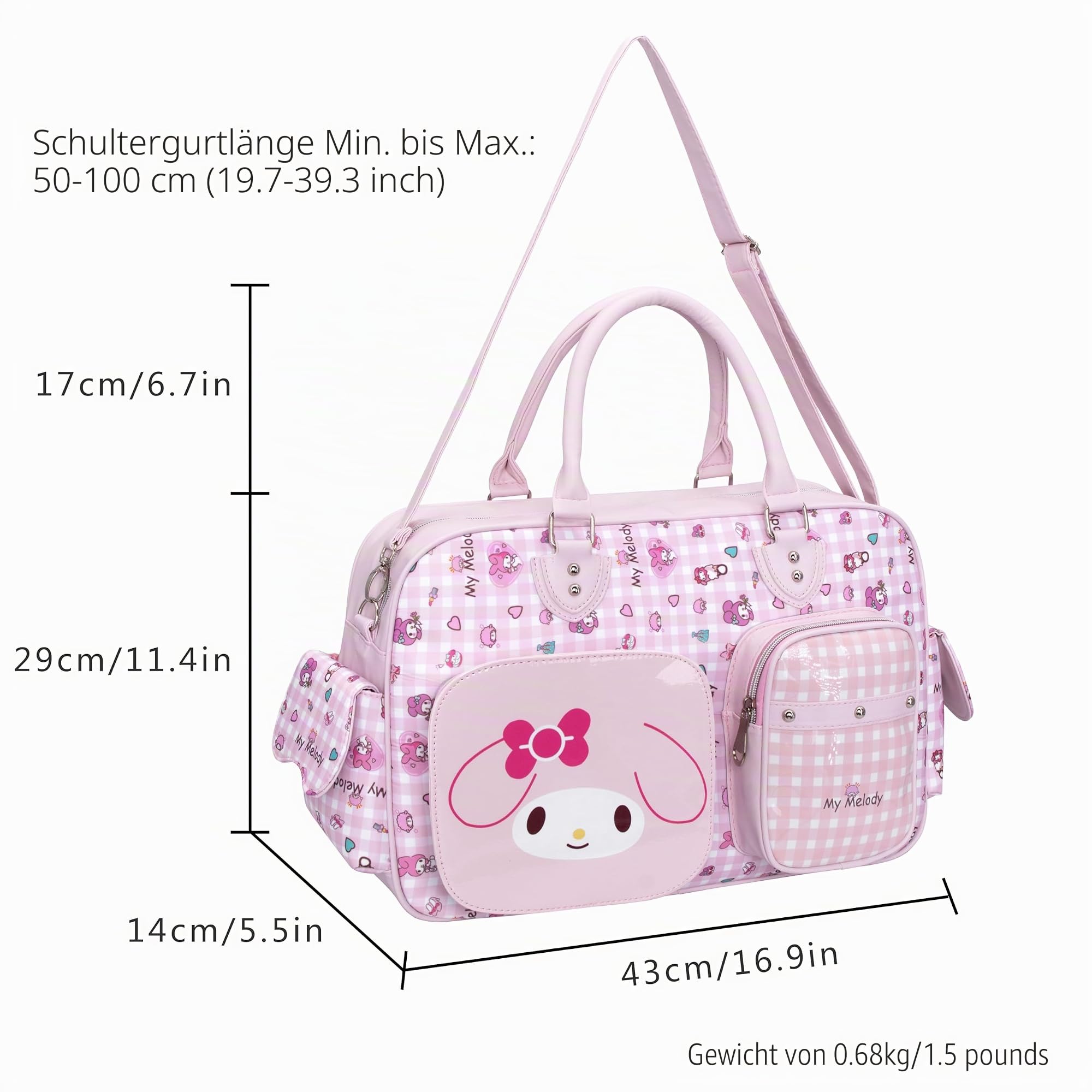 Roffatide 17.5L Duffel-Reisetasche für Frauen Sport Turnbeutel Weekender Tragetasche Umhängetasche Wasserdichtes Workout Yoga Tasche