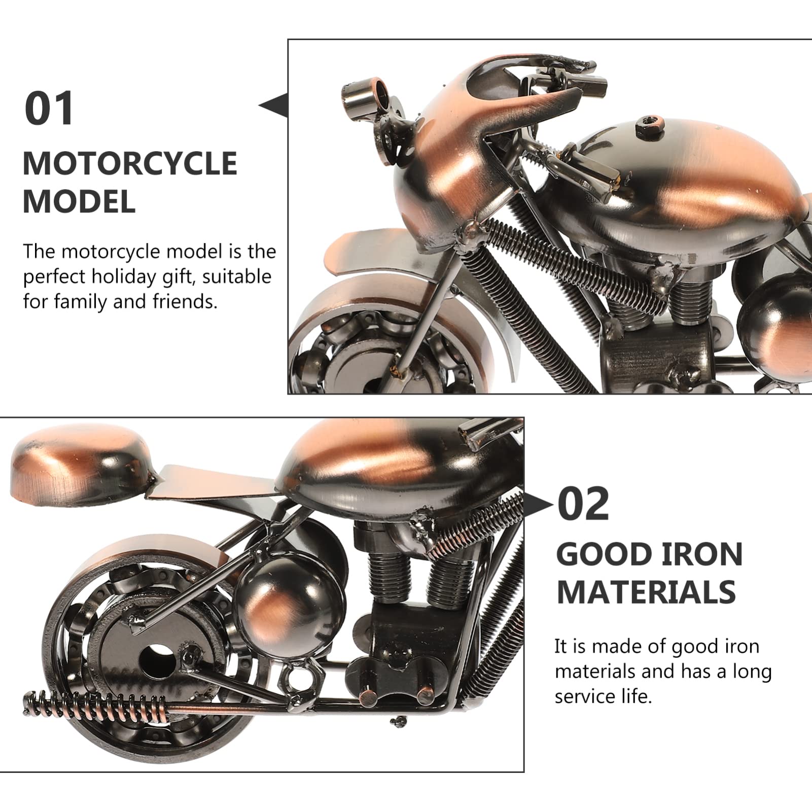 Amazon.co.jp: レトロメタルバイクヴィンテージメタルオートバイ錬鉄