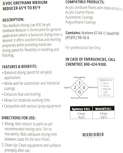 Miniatura 10 de LiME LiNE Reductor de uretano de grado automotriz para adelgazar la capa base e imprimación automotriz (1 cuarto de galón)