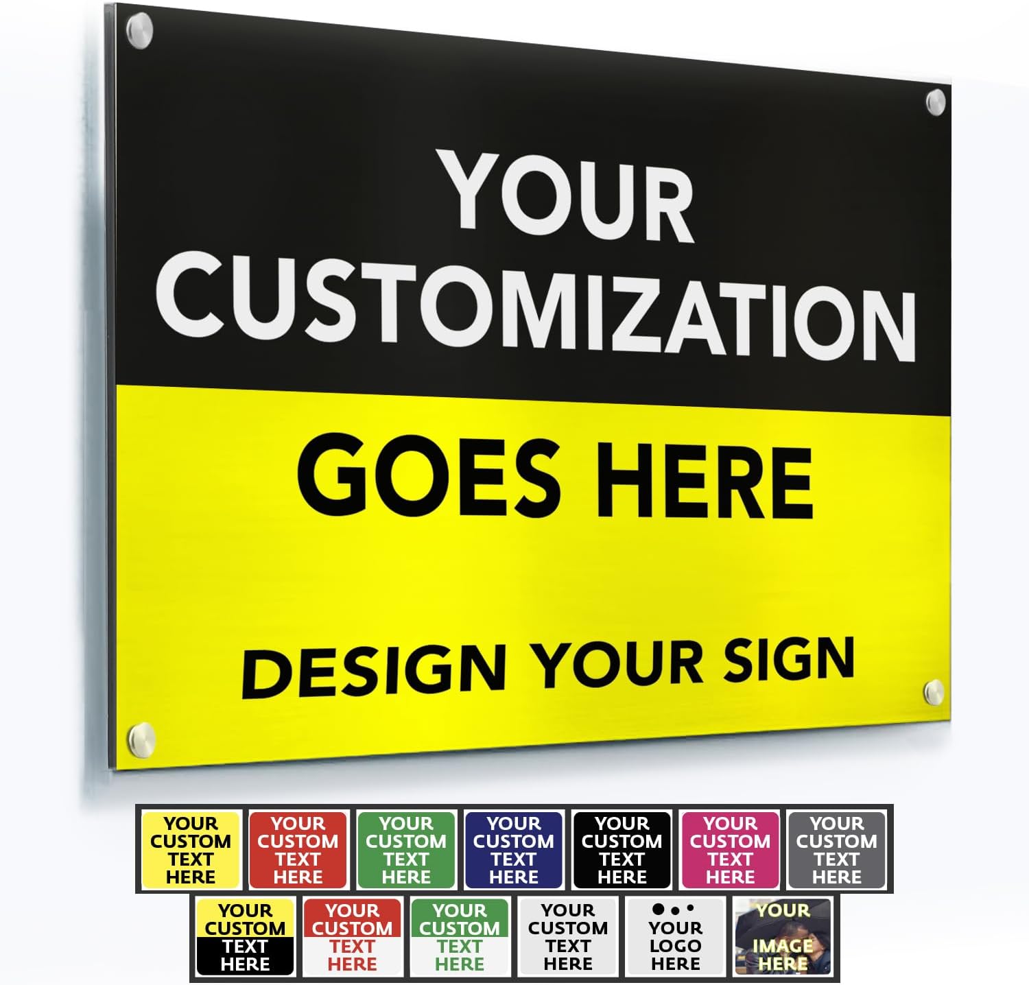 Custom Outdoor Metal Signs, Personalized Aluminum Signs, Customized Safety Signs