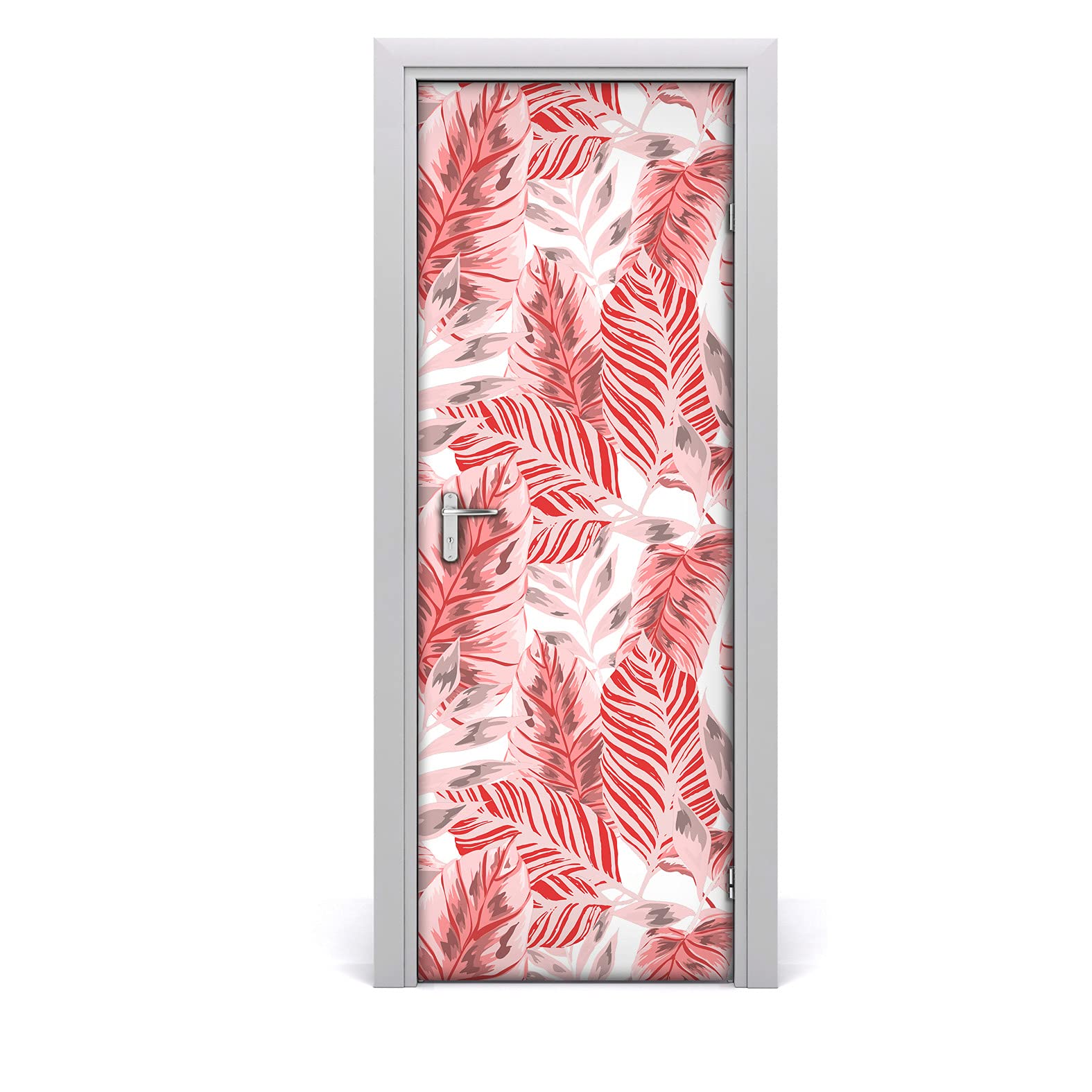 Fondo de pantalla adhesivo 70x200 cm papel pintado impermeable para puertas jungla femenina