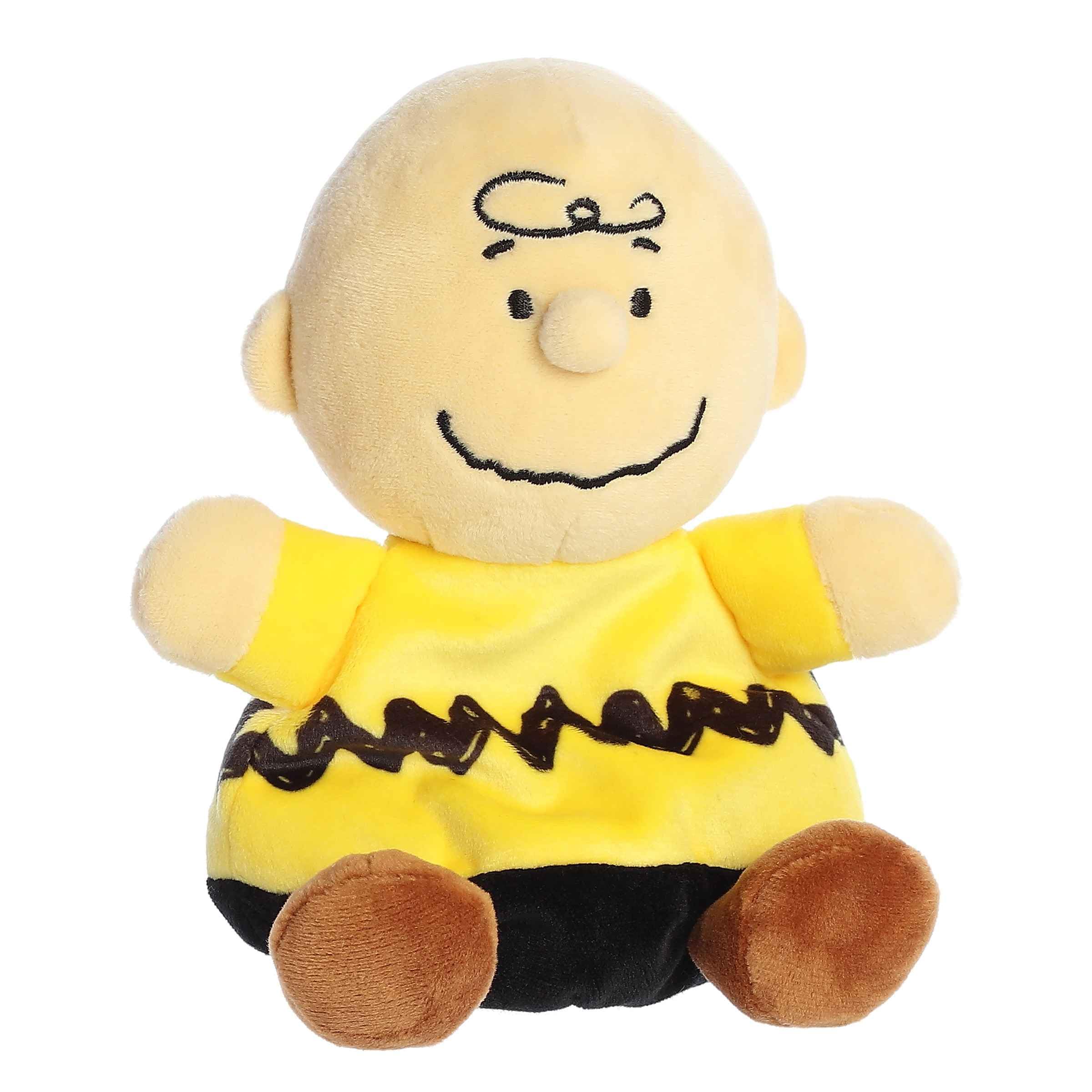 Aurora(r) Timeless Peanuts(r) Palm Pals(tm) Charlie Brown Stuffed Animal - Classic Characters - Lasting Memories - Multicolor 5 Inches - Image 2