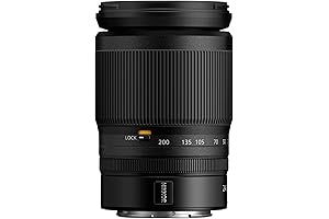 NIKKOR Z 24-200mm f/4-6.3 VR - Versatile Telephoto Lens for Nikon Mirrorless Cameras