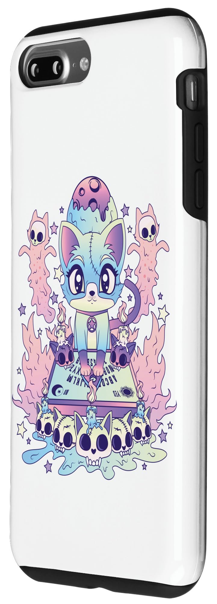 iPhone 7 Plus/8 Plus Cute Cat Ouija Pagan Kawaii Occult Satanic Pastel Gothic Case - Image 2