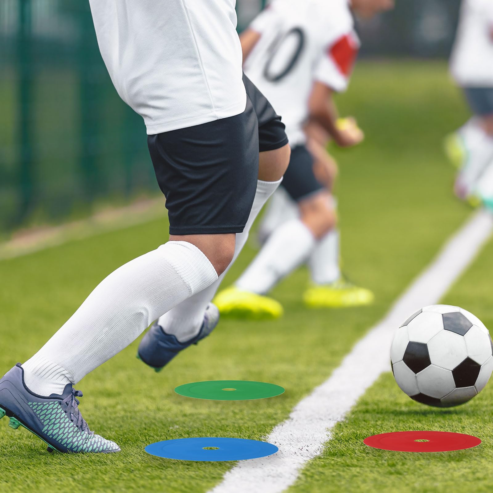 PATIKIL Coni piatti, piccoli coni piatti da allenamento per calcio, basket, agilità, allenamento, attrezzature sportive