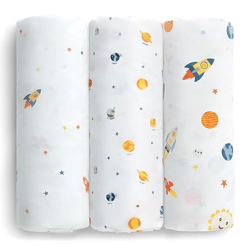 Miniatura 12 de Delta Children Sábanas bajeras para cuna para niñas y niños, sábana para cuna estándar para colchón de cuna y de niño pequeño, 28 x 52 pulgadas