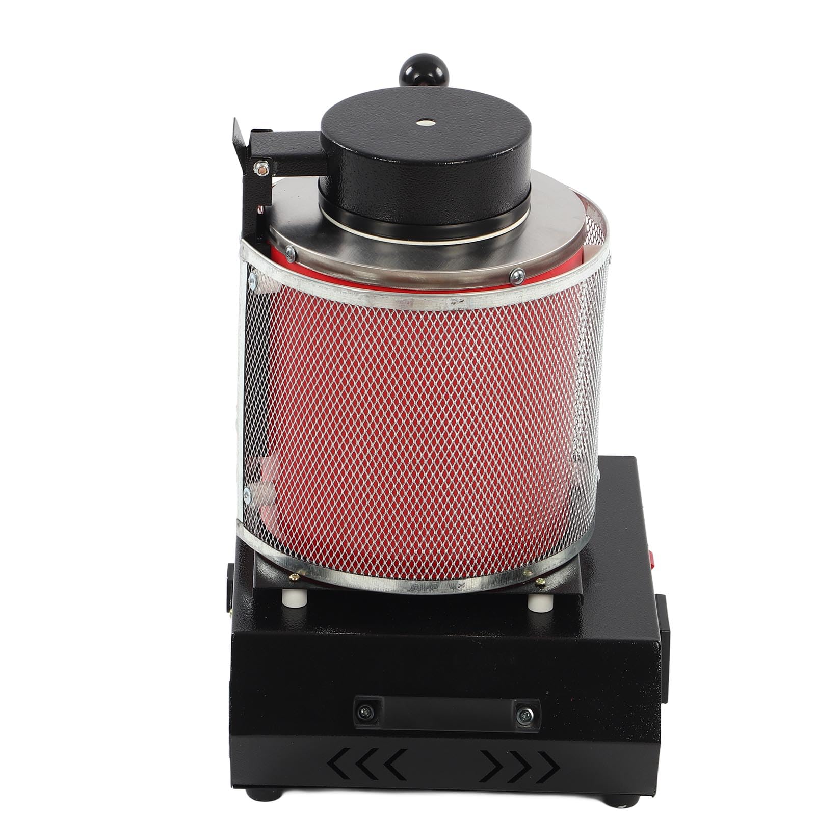 Forno di Fusione Elettrico Rosso da 3 Kg Forno di Fusione Dell'Oro Forno di Fusione Dell'Oro per Gioielli Metallo Oro Argento (Spina UE 220 V)