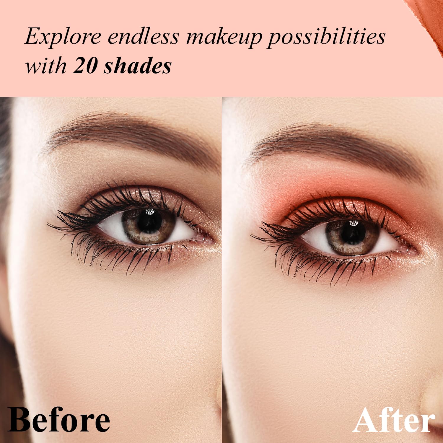 Profusion Cosmetics Beverly Hills PR Makeup Set – Houndstooth Collection with 20-Shade Eyeshadow Palette & Mirror, 3 Tinted Lip Balms, 3 Eye Brushes and Exclusive Heart Bracelet - Image 2