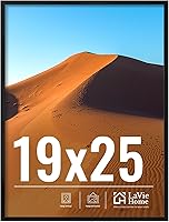 Vista 137 de LaVie Home Marco de fotos de 2 x 3, marco de fotos negro de 2 x 3 con plexiglás HD, marco de visualización de 2 x 3, 1 paquete, colección clásica