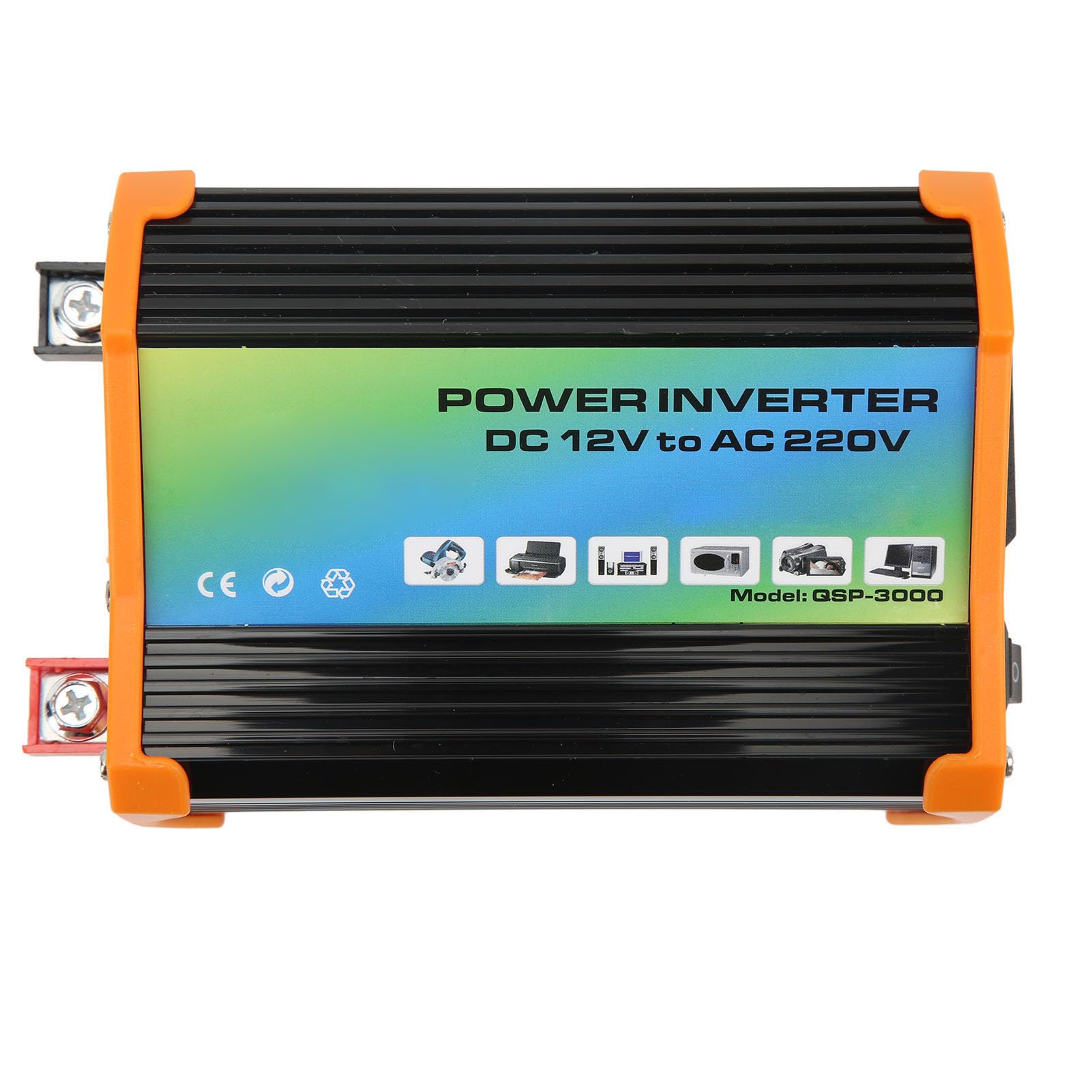 Pwshymi 300-W-Wechselrichter mit Zwei USB-Anschlüssen (12V bis 220V)