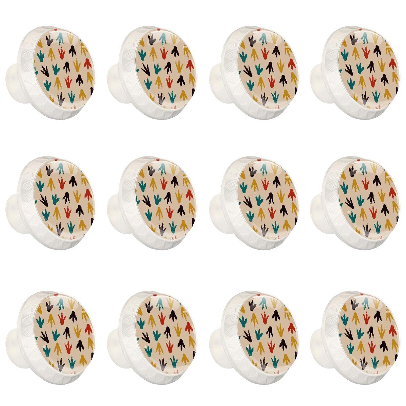 Boutons d'armoires de cuisine pour rénover commode enfant poignée dinosaure ronde