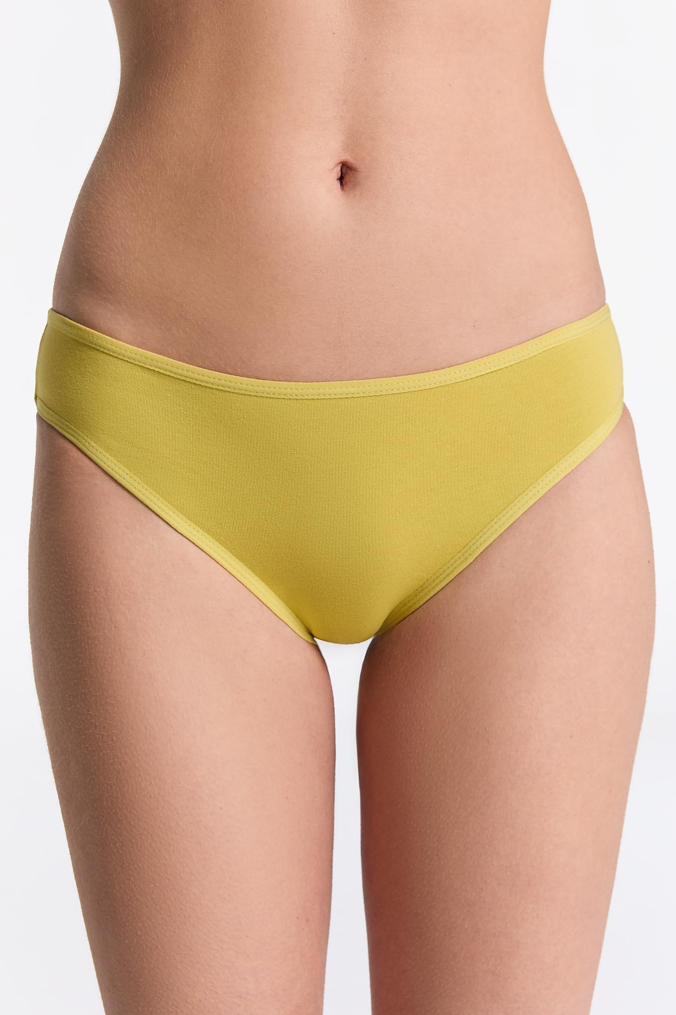 Slip da donna in cotone biologico, certificato GOTS, mutande di alta qualità e confortevoli con elastico in vita sottile