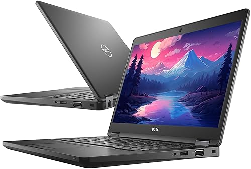 Dell Latitude 5490 Computadora portátil FHD de 14 pulgadas, Intel Quad-Core i5-8250U, 16 GB DDR4 RAM, 1 TB SSD, HDMI, tipo C, WiFi, lector de