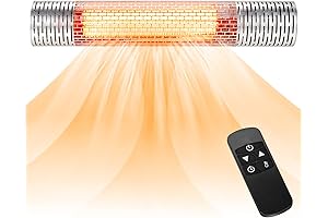 Tangkula 1500W Wall-Mounted Patio Heater: Experience Outdoor Warmth All Year Round