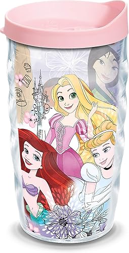 Tervis Disney - Vaso aislado de doble pared hecho en Estados Unidos mantiene las bebidas frías y calientes, 10 onzas, ondulado, clásico