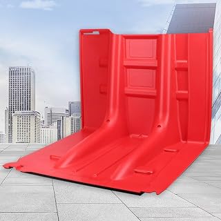 Removable Flood Protection Barrier, ABS Plastic L-Shaped Flood Barriers for Whirlwind, Warehouses, Shopping Malls, River Diversion, Highways, Reusable Emergency Water Board(1 PCS)