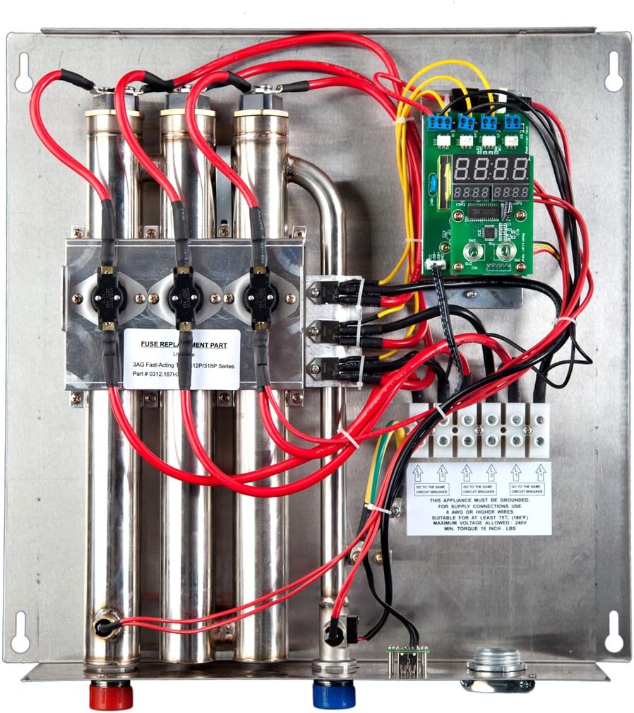 Top Brands iHeat Tankless AHS27-D 240V 112.5A 27KW Stainless Steel Enclosure 3/4 MIP 16 by 17 by 3.5 Electric Water Heater, 17.5 lb Buy 1 get 1 π₯ iHeat Tankless AHS27-D 240V 112.5A 27KW Stainless Steel Enclosure 3/4 MIP 16 by 17 by 3.5 Electric Water Heater, 17.5 lb