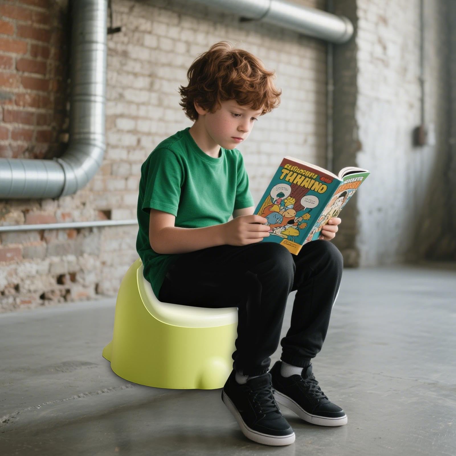Taburete Infantil Respaldo Apilable Antideslizante Portátil | Asiento de Alimentación de Dinosaurio Niños, Chicos, Interior, Cocina, Baño, Dormitorio, Sala De Estar, Aula, Guardería,
