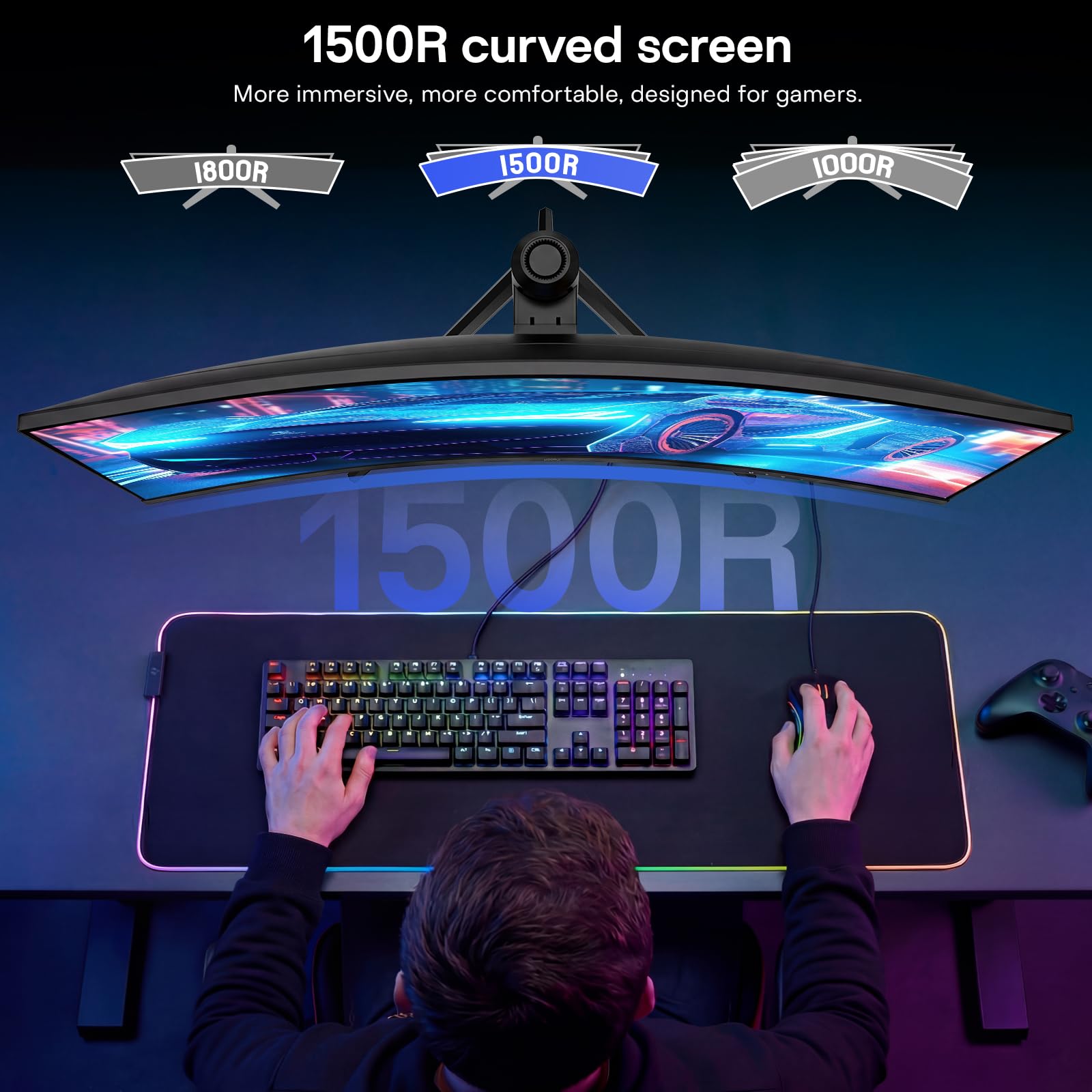 Amazon.co.jp: KOORUI 34インチ 240Hz ウルトラワイド カーブ