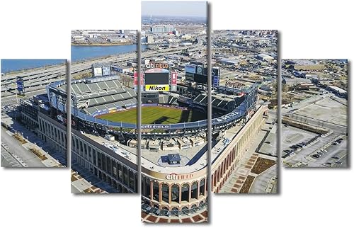 Miniatura 22 de Decoración de pared, lienzo para estadio deportivo de Estados Unidos, arte de pared moderno Fenway Park en Boston, arte de pared para oficina, sala