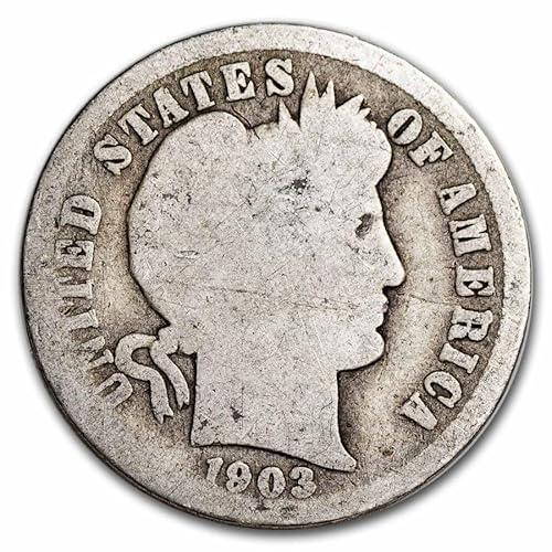 1892-1916 Barber Dime Silver Single Coin Random Date