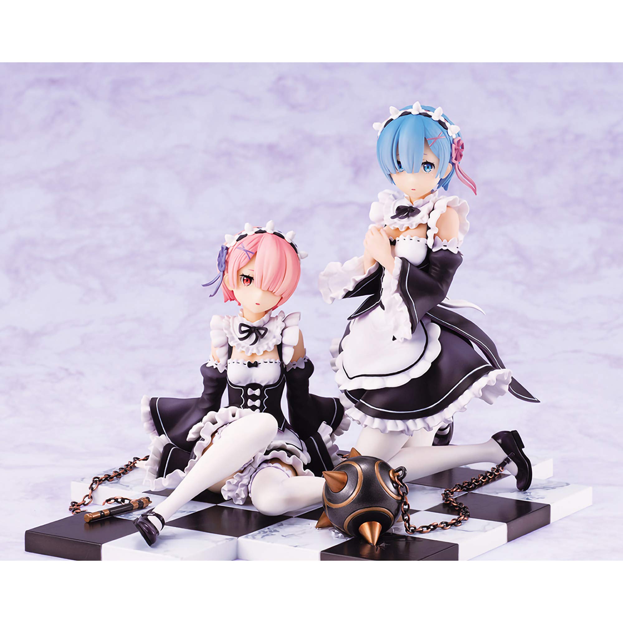 Amazon.co.jp: Re:ゼロから始める異世界生活 ラム＆レム 特製台座 