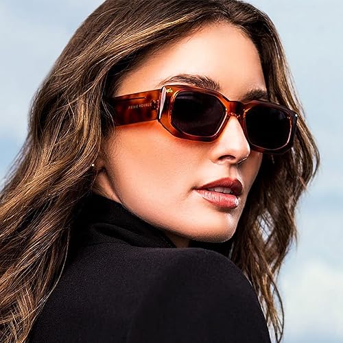 Miniatura 4 de Prive Revaux The Paris - Gafas de sol rectangulares hechas a mano, lentes polarizadas con 100% protección UV, para mujer