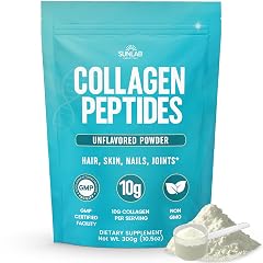 Collagen Peptides Powder Hydrolyzed Bovine Unflavored Type I III Supplement for Hair Skin Nails Joint Support - Collagen