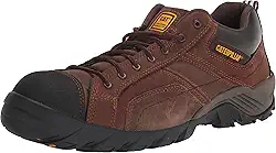 Caterpillar Men's Argon Composite-Toe Lace-Up Work Boot,Dark Brown,9 M US