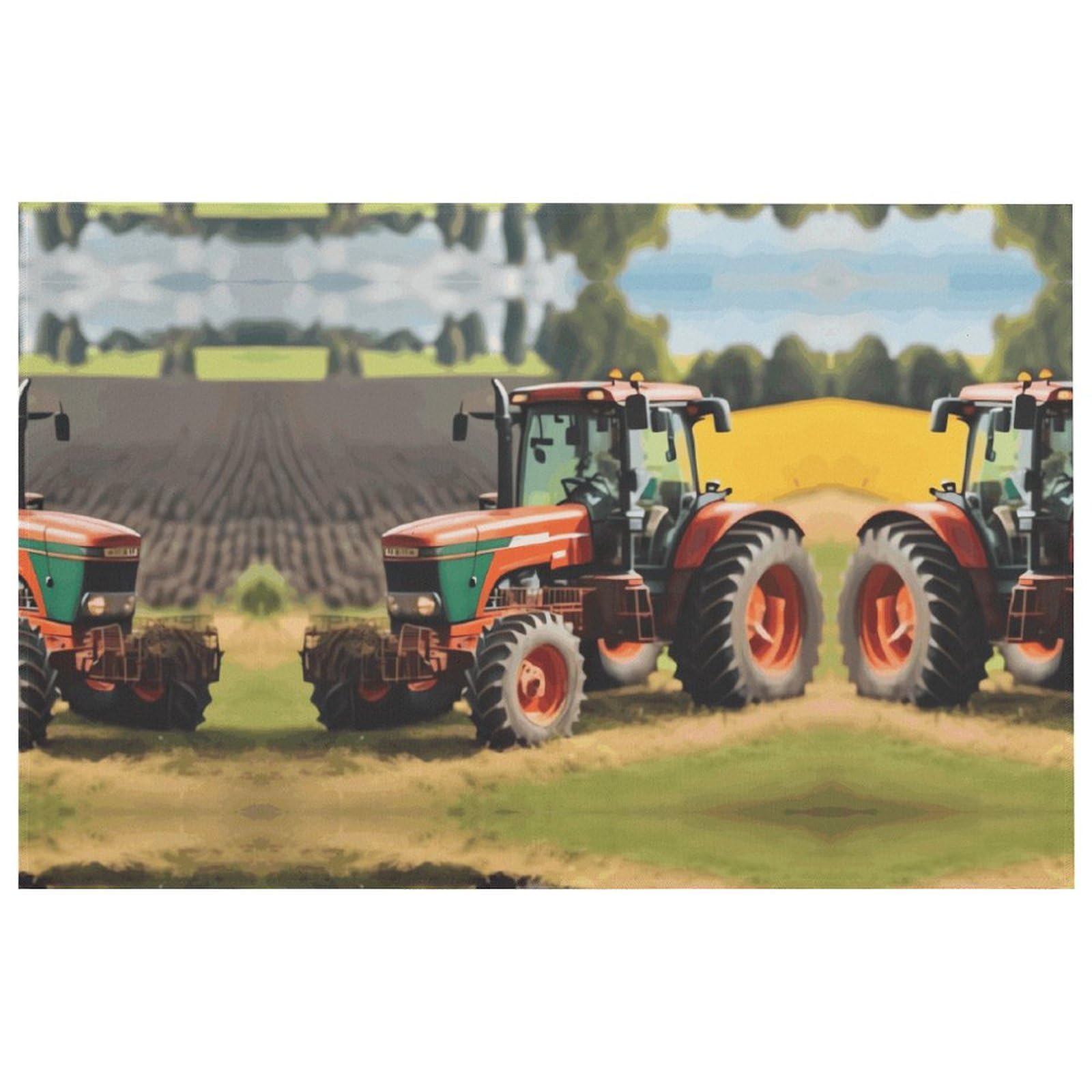 Tapis d'entrée tracteur pour une maison accueillante et propre