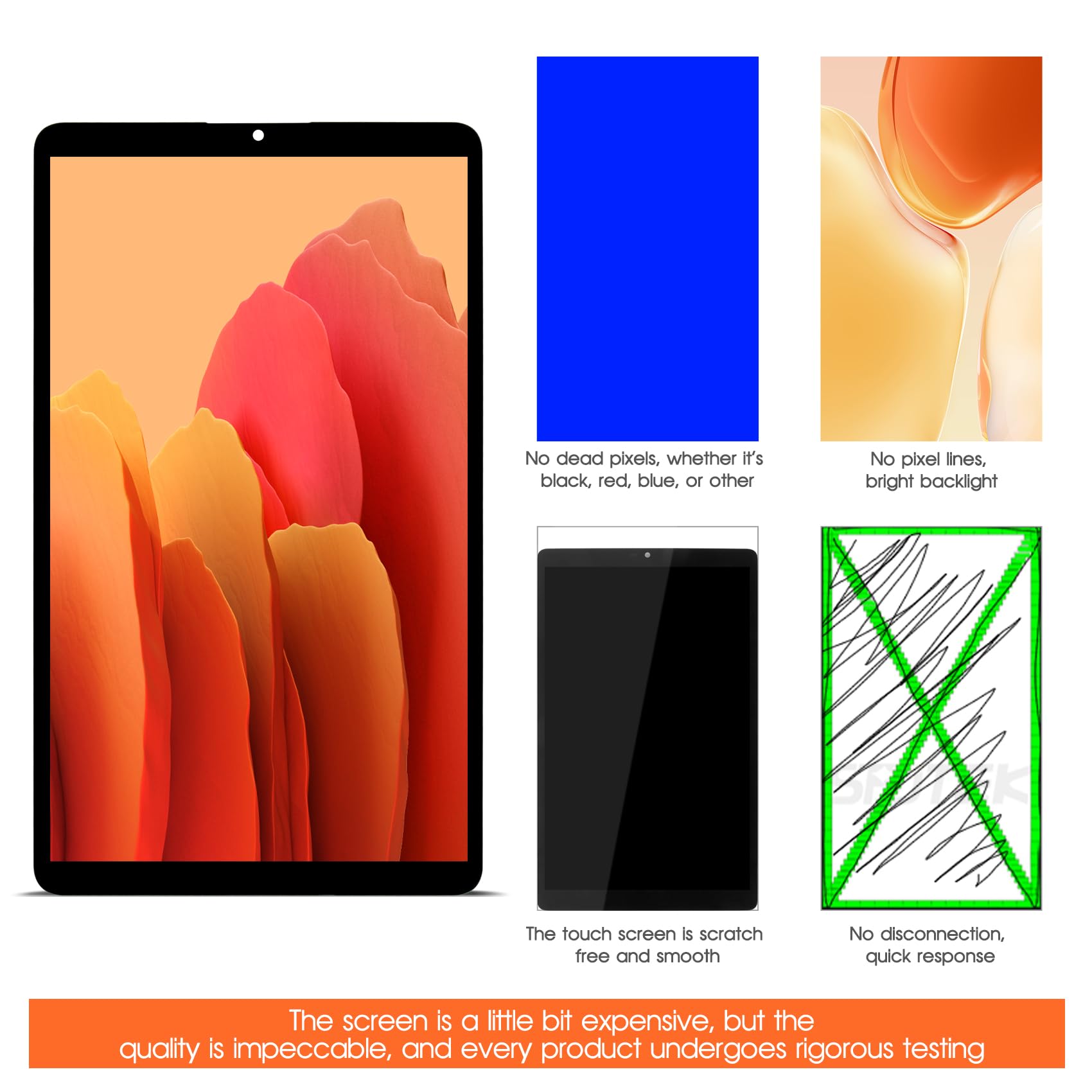 AGCUT LCD-Display für Redmi Pad SE LCD Display für Xiaomi Redmi Pad SE 8,7 Zoll (22,6 cm) Display, Ersatzteil, komplette Montage mit Werkzeugen, Schwarz